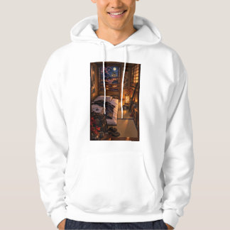 gezellige hotelkamer hoodie