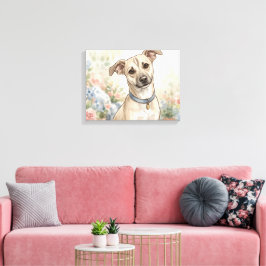 Gezellige Huisdierliefhebber Design LinaPawStudio Canvas Afdruk