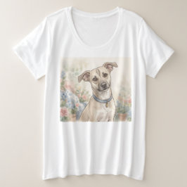 Gezellige Huisdierliefhebber Design LinaPawStudio Grote Maat T-shirt