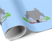 Gezellige Huizen Cadeaupapier (Rol Hoek)