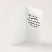 Gezellige huizen in de winter kaart (Binnen)