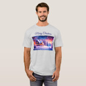 Gezellige hut bij Winter Wonderland T-shirt (Voorkant volledig)