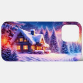Gezellige hut bij Winter Wonderland telefoonhoesje Case-Mate iPhone Case (Achterkant (horizontaal))