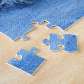 "Gezellige hut in de sneeuw"puzzel Legpuzzel (Zijkant)