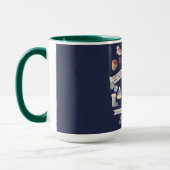 Gezellige HYGGE Life Infographic gepersonaliseerde Mok (Links)