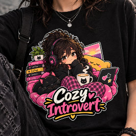Gezellige Introvert Koffie T-shirt