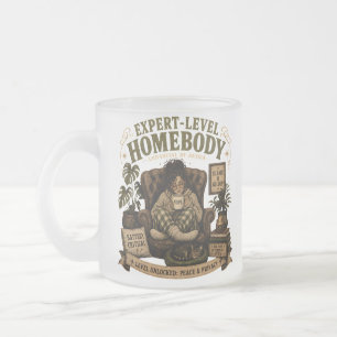 Gezellige introvert levensstijl matglas koffiemok