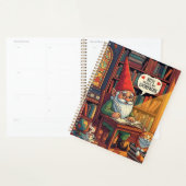 Gezellige kabouter die zijn kabouterwerk doet planner (Display)