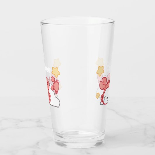 Gezellige kankerconstellatie grillige konijntje &  glas (Rechts)