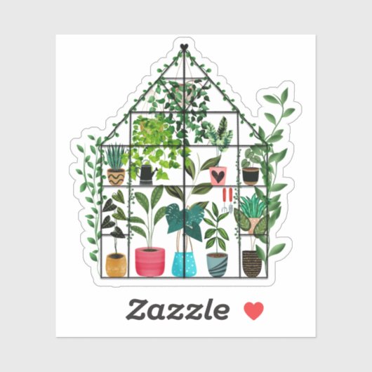 Gezellige Kas Sticker (Vel)