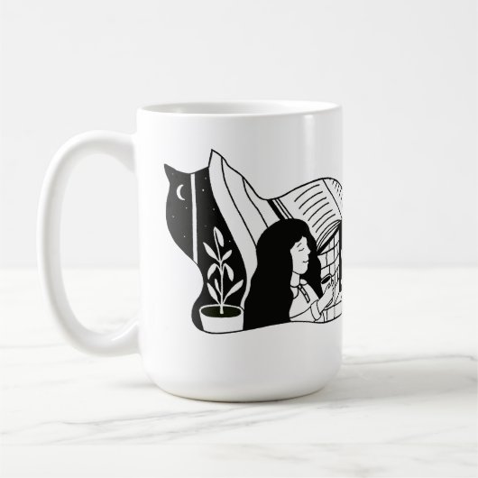 Gezellige Kat Koffiemok (Links)