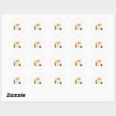 Gezellige Kat Leest Sticker (Vel)