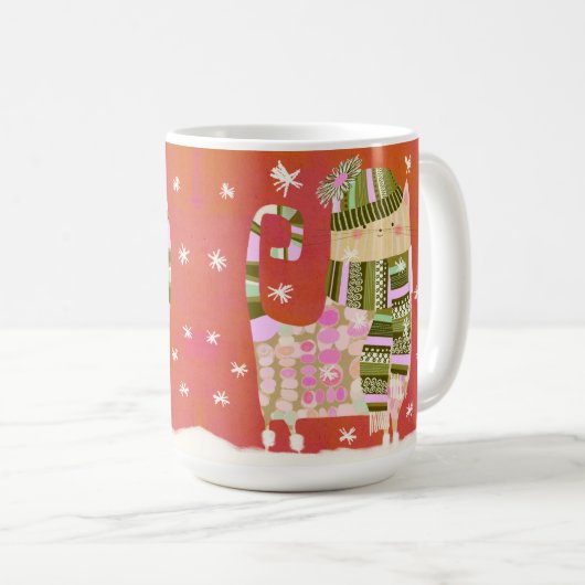 Gezellige kat Mok (Voorkant rechts)