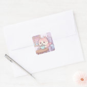 Gezellige Kat Sticker – Schattig Kawaii Pastel (Envelop)