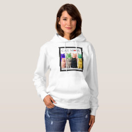 Gezellige kat Stijl Hoodie