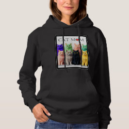 Gezellige kat Stijl Hoodie
