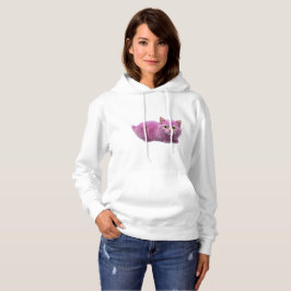 Gezellige kat Stijl met Hoodie
