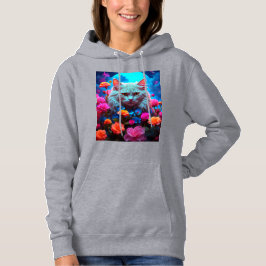 Gezellige kat Stijl met Hoodie