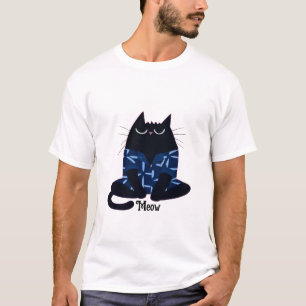 Gezellige kat t-shirt