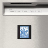 Gezellige katrijder grappige leuke meme magneet (Insitu (Vaatwasser))