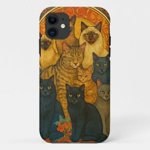 Gezellige Katten Case-Mate iPhone Case