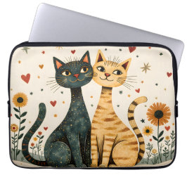 Gezellige Katten Laptop Sleeve