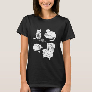 Gezellige Katten T-shirt