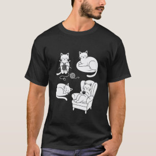 Gezellige Katten T-shirt