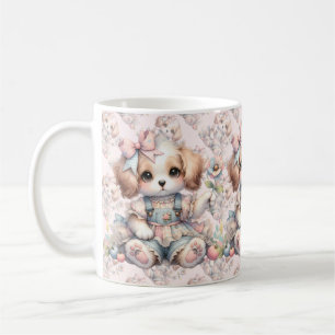 Gezellige Kawaii Cottagecore Farmcore Puppy Style Koffiemok