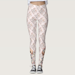 Gezellige Kawaii Cottagecore Farmcore Puppy Style Leggings