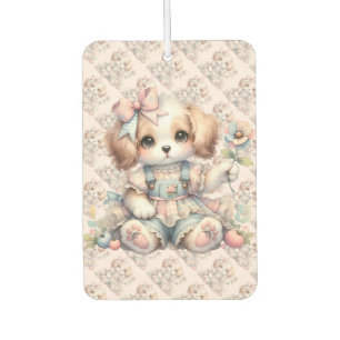Gezellige Kawaii Cottagecore Farmcore Puppy Style Luchtverfrisser