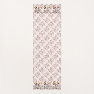 Gezellige Kawaii Cottagecore Farmcore Puppy Style Yogamat