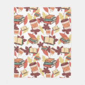 Gezellige Kawaii Herfst Vibes Fleece Deken (Voorkant)
