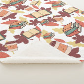 Gezellige Kawaii Herfst Vibes Sherpa Deken (3/4)