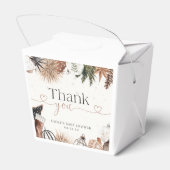 Gezellige kerst Baby shower gunstbox Bedankdoosjes (Achterkant)