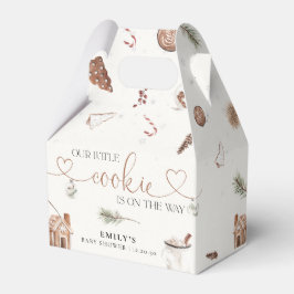 Gezellige kerst Baby shower gunstbox Bedankdoosjes