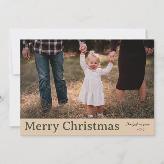 Gezellige Kerst Boerderij Familie Kerst Kaart (Voorkant)