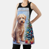 Gezellige Kerst Bouvier des Flandres Kunst Schort (Insitu)