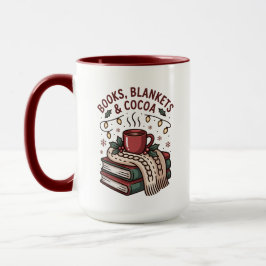 Gezellige Kerst Cocoa & Boek Mok