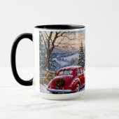 Gezellige Kerst Cottage Winter Mok (Links)