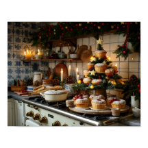 Gezellige Kerst Cupcake Boom Keuken Kunst