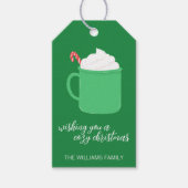 Gezellige Kerst Custom Gift Labels Cadeaulabel (Voorkant)