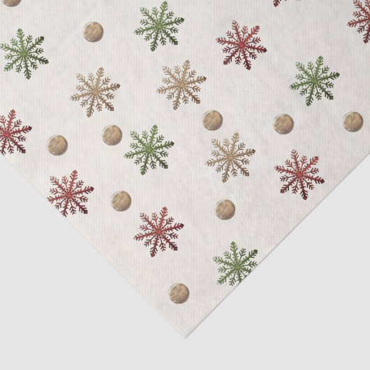 Gezellige kerst een tissue papier (Detail)