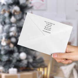 Gezellige Kerst Gezegde Naam Artsy Typografie Zelfinktende Stempel