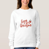 Gezellige Kerst: Hot Cocoa & Mittens Design Trui (Voorkant)