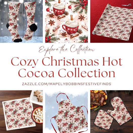 Gezellige Kerst Hot Cocoa Schort