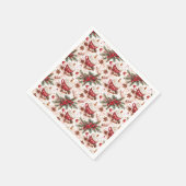 Gezellige Kerst Hot Cocoa Servet (Hoek)