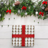 Gezellige kerst kiwi cadeaupapier