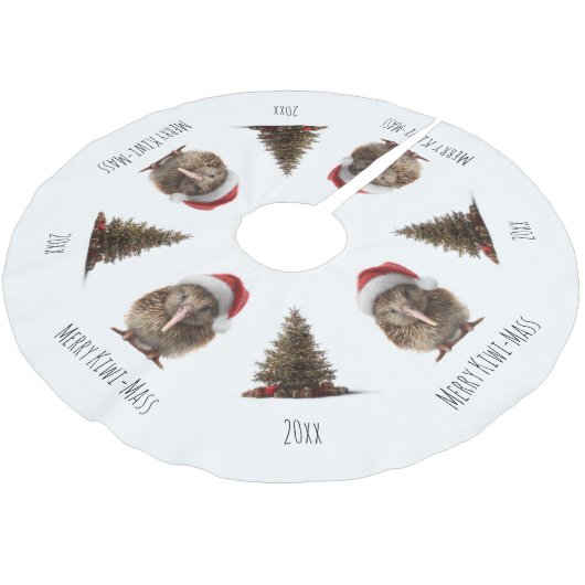 Gezellige kerst kiwi kerstboom rok (Gekanteld)