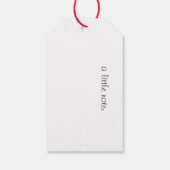 Gezellige Kerst Kiwi, op maat Cadeaulabel (Achterkant)